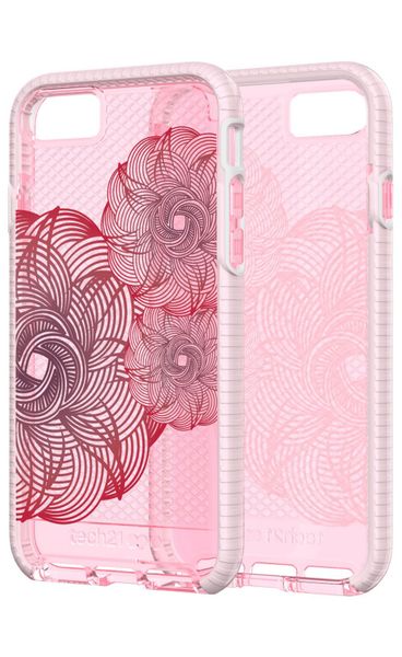 Tech21 Evo Check Evoke Edition Case for iPhone 7/8 - Pink &amp; Red