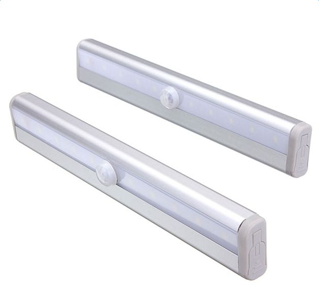 Night Light Cupboard, Wardrobe Motion Sensor x2 LED Pir
