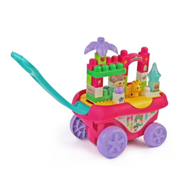 Jeronimo 30 Pieces Pull-Along Blocks - Pink