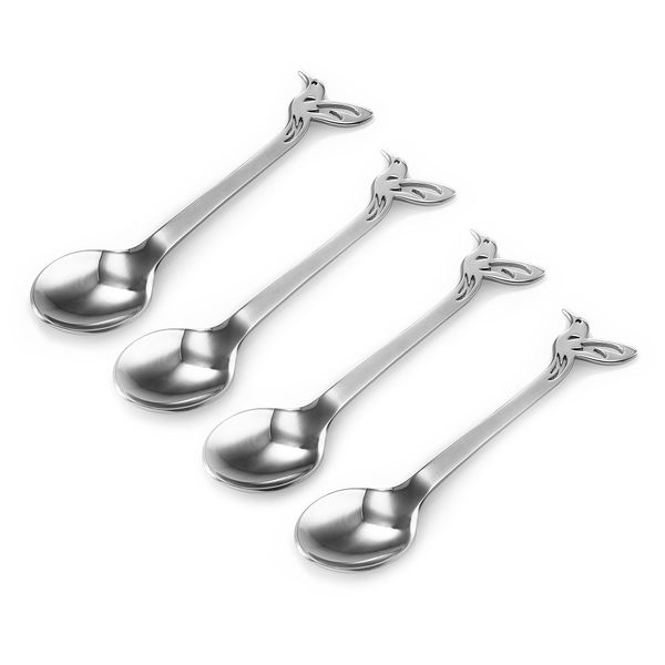 Carrol Boyes - Teaspoons - Set of 4 - Hummingbird