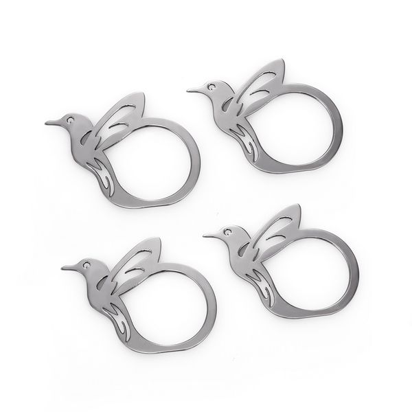 Carrol Boyes - Napkin Ring Set - Hummingbird