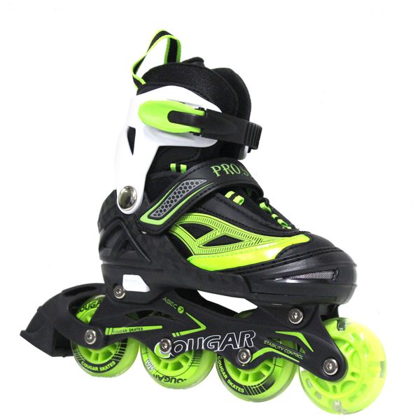 Pro Stars Inline Skates - Green (Size: 4-7)