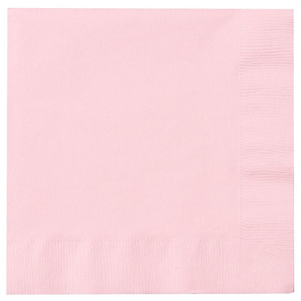 Bulk Pack of 5 Serviettes - Light Pink (20 Piece)