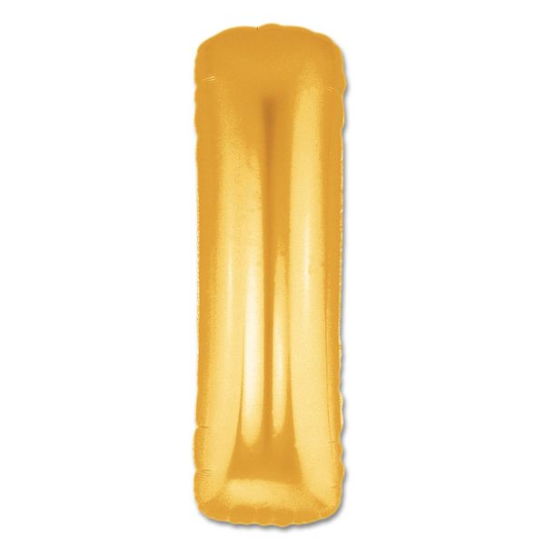 Gold Foil Balloon Letter - I