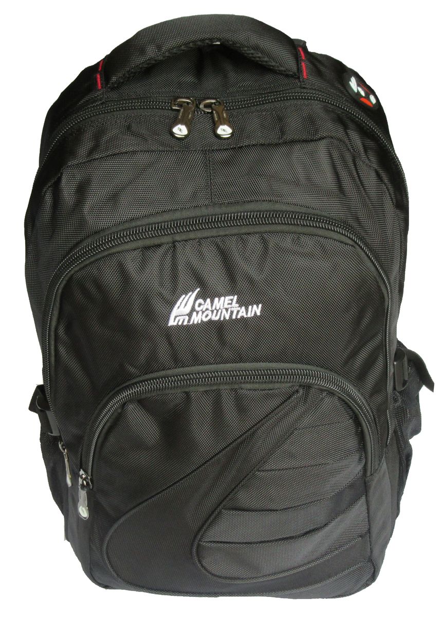 Camel Mountain Laptop Backpack - Black | Buy Online in ...