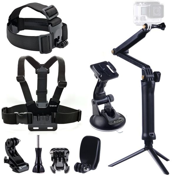 Smatree 9-in-1 Go Pro Accessories Kit for HD Hero