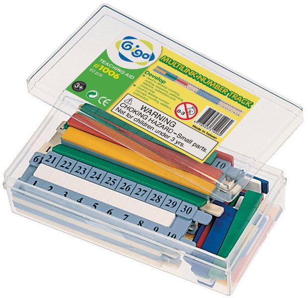 Gigo Multilink Number Track/Line In Container - 10 Pieces