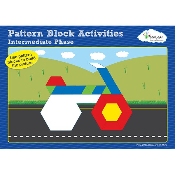 Gigo Pattern Block Cards Set #2 - 12 Double Sided Cards