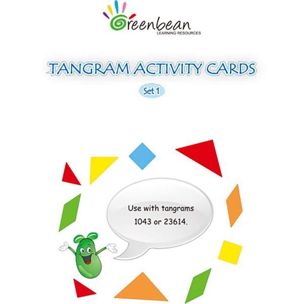 Gigo Activity Cards Tangram Set #1 - 12 Double Sided Cards