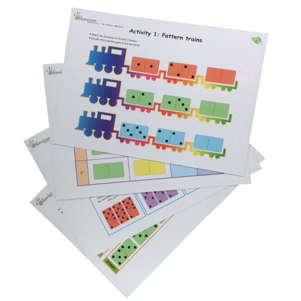 Gigo Activity Cards Dominoes Set #1 - 12 Double Sided Cards