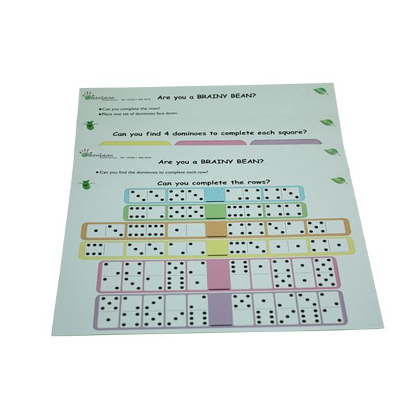 Gigo Activity Cards Dominoes Set #2 - 12 Double Sided Cards