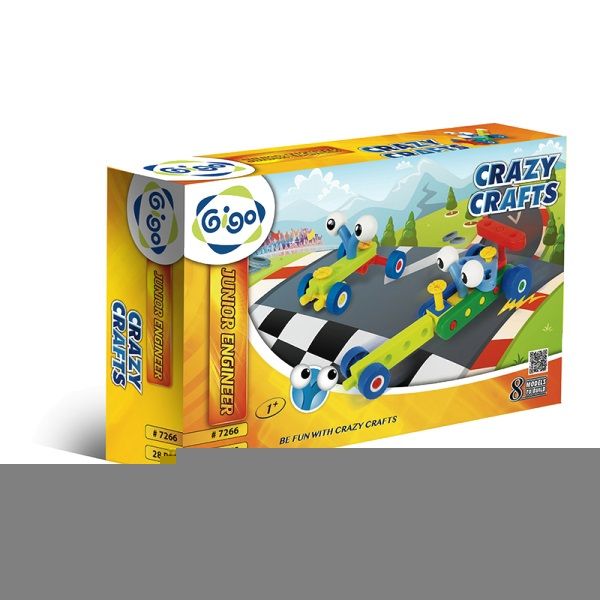 Gigo Junior Engineer Crazy Crafts - 28 Pieces