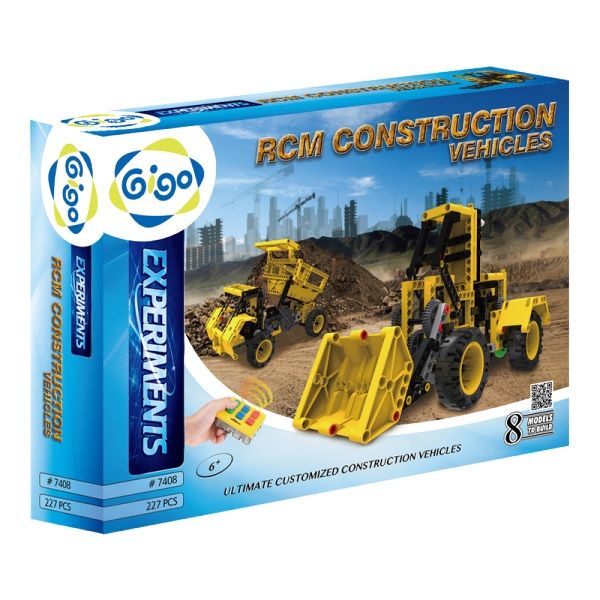 Gigo Remote Controlled Construction Vehicles: 8 Models