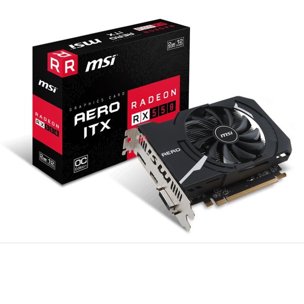 MSI AMD Radeon RX550 Aero ITX 2GB Overclock Edition