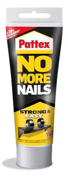 Pattex - No More Nails - Adhesives &amp; Sealants - Home DIY - Tube - 250g