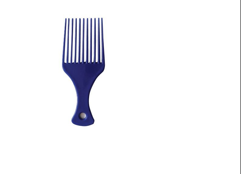 Heat Afro Styling Comb - Blue