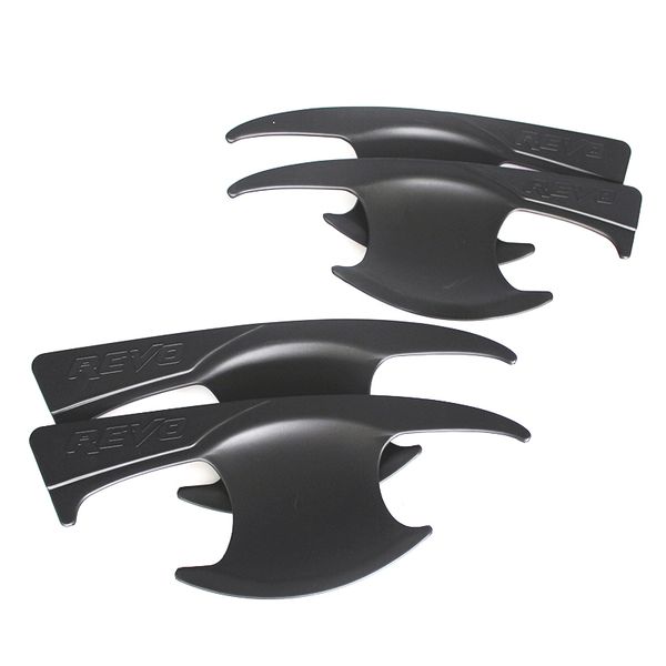 Nexon Door Handle Bowl for Toyota Hilux 2016 - Matte Black (Set of 4)