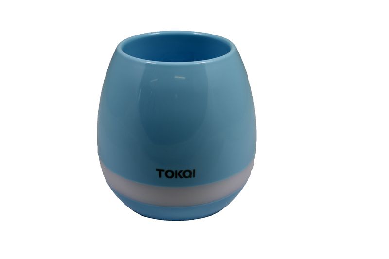 Smart Music Flower Pot with Bluetooth Speaker - Blue