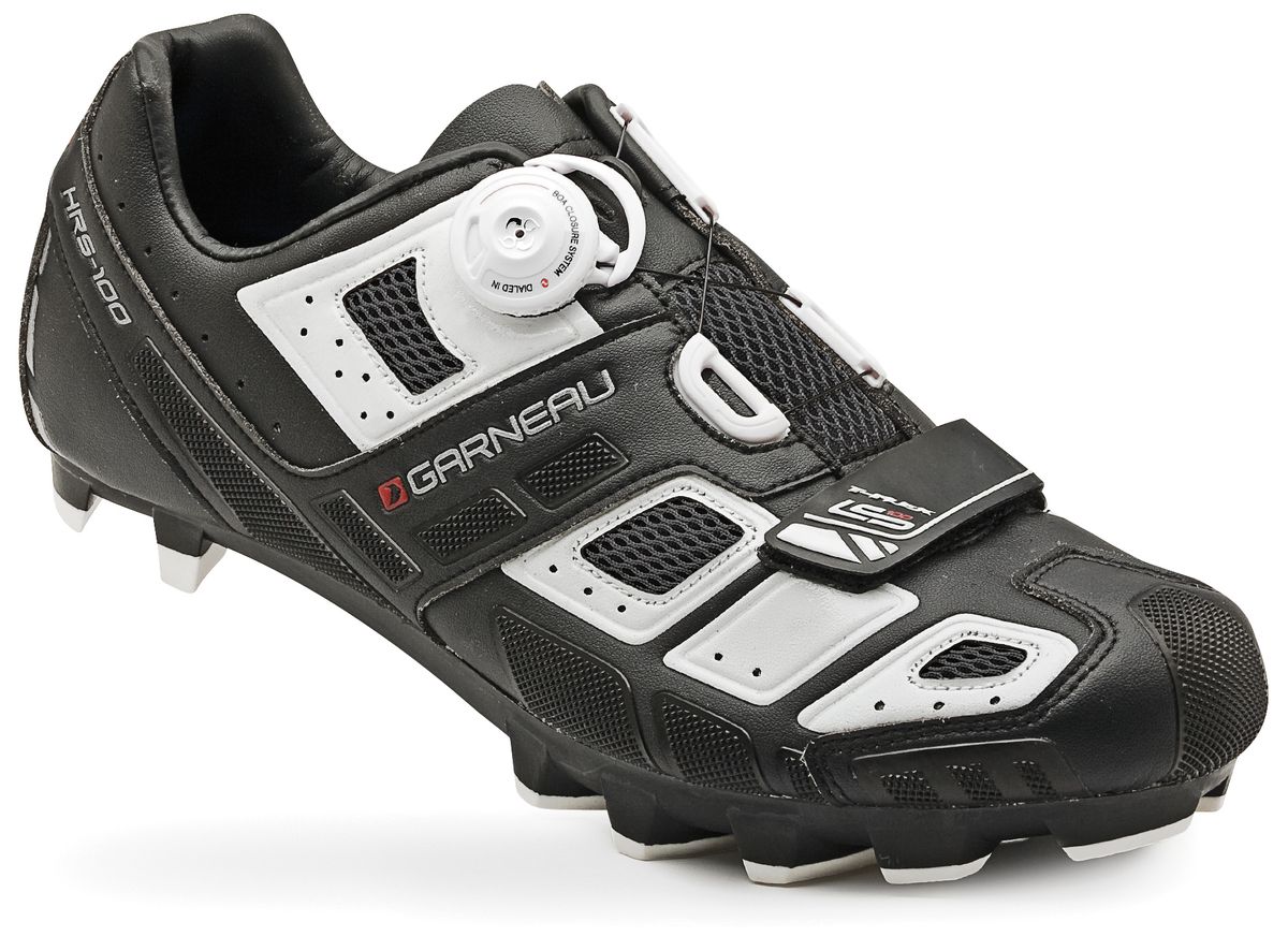 Louis Garneau Unisex TFlex MTB Shoes Black & White (Shoe Size 3