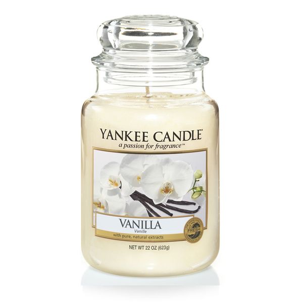 Yankee Candle Classic Vanilla Scented Large Candle Jar