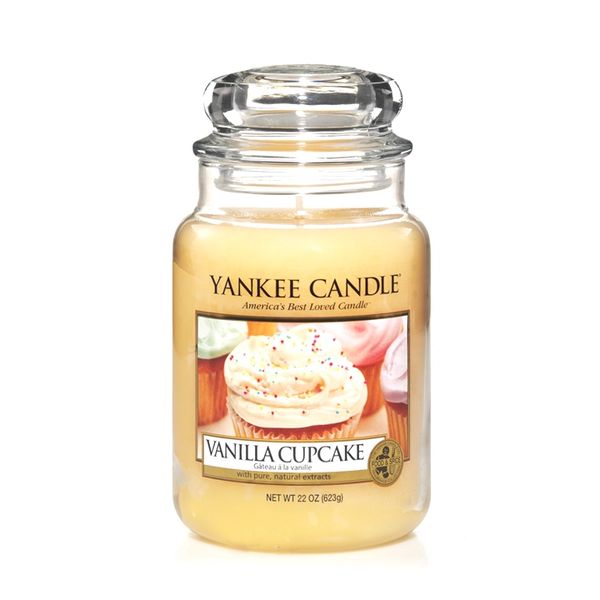 Yankee Candle Classic Vanilla Cupcake Scented Large Candle Jar