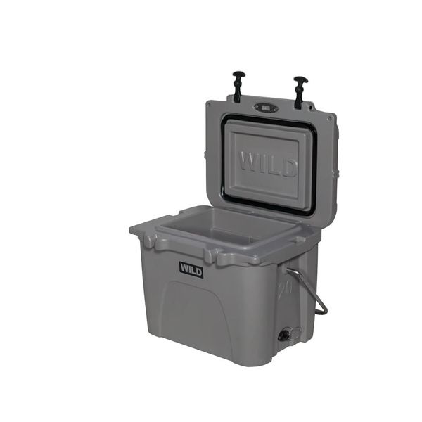 Wild Coolers Grey Cooler Box - 20L