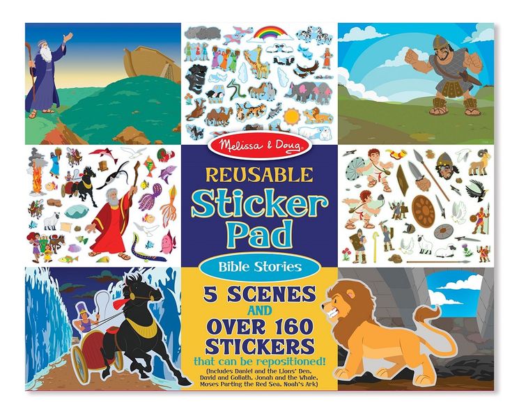 Melissa &amp; Doug Reusable Sticker Pad - Bible Stories