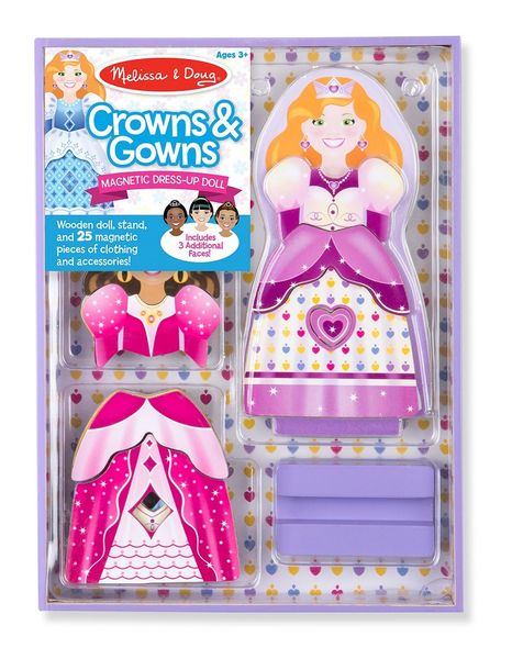 Melissa &amp; Doug Magnetic Dress Up - Crowns and Gowns