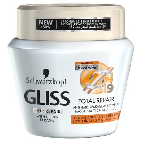 Schwarzkopf Gliss Total Repair Treatment Mask - 300ml | Buy Online in South  Africa 