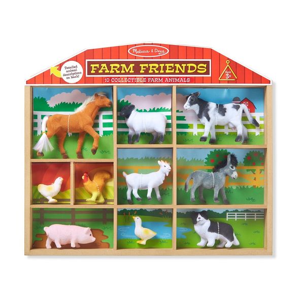 Melissa &amp; Doug Farm Friends - 10 Collectible Farm Animals