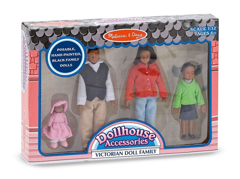 Melissa &amp; Doug African-American Victorian Doll Family
