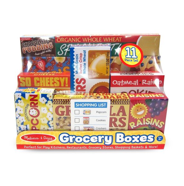 Melissa &amp; Doug Let's Play House - Grocery Shelf Boxes