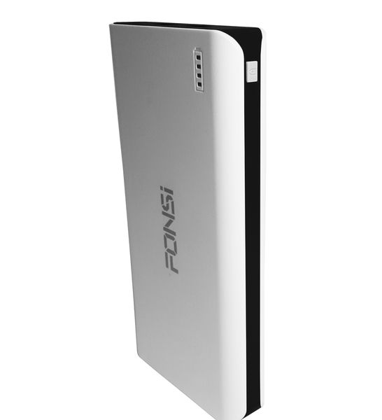 PowerBank 20 000 mAh Striped - White &amp; Black