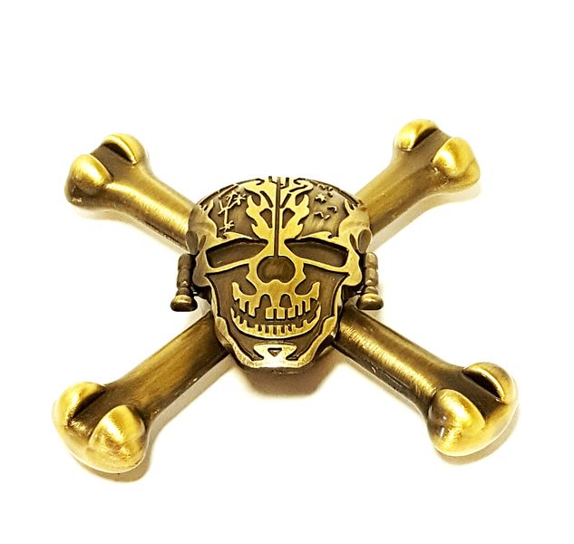Fidget Spinners - Skull Bronze