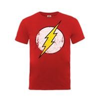 DC Originals - Flash: Distressed Logo T-Shirt (Parallel Import)