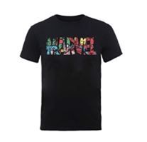 Marvel Comics - Logo Character Infill T-Shirt (Parallel Import)