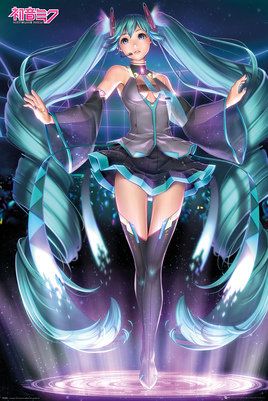 Hatsune Miku - Projection Poster