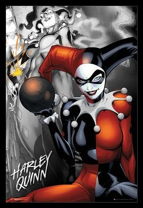 Dc Comics - Harley Quinn The Bomb Poster With Bl image