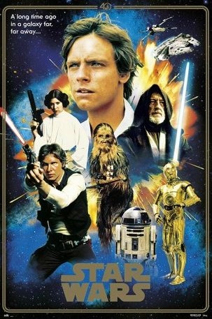 Star Wars 40th Anniversary - Heroes Poster