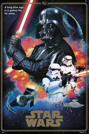 Star Wars 40th Anniversary - Villains Poster