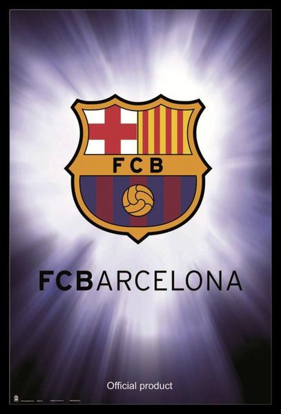 FC Barcelona - Crest Poster with Black Frame