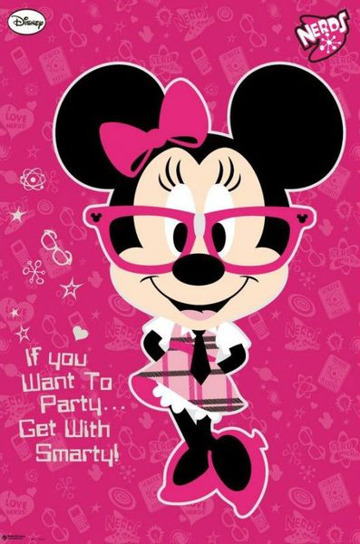 Disney Minnie Mouse - Nerds Poster