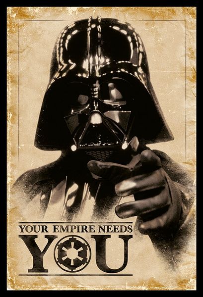Star Wars - Your Empire Needs You Poster With Bl image