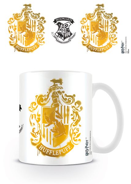 Harry Potter - Hufflepuff Stencil Crest Mug