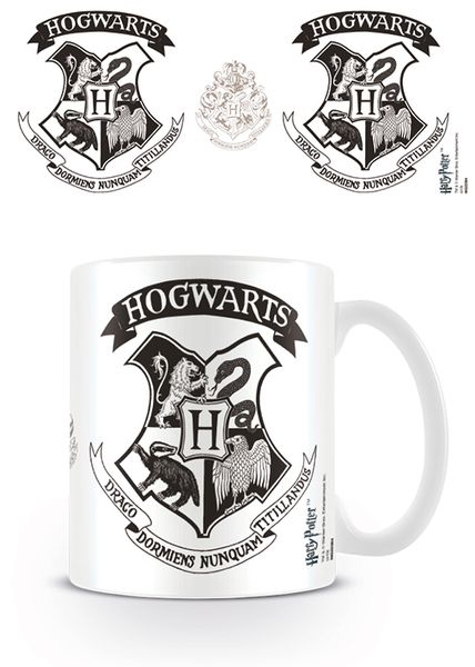 Harry Potter - Hogwarts Crest Black Mug