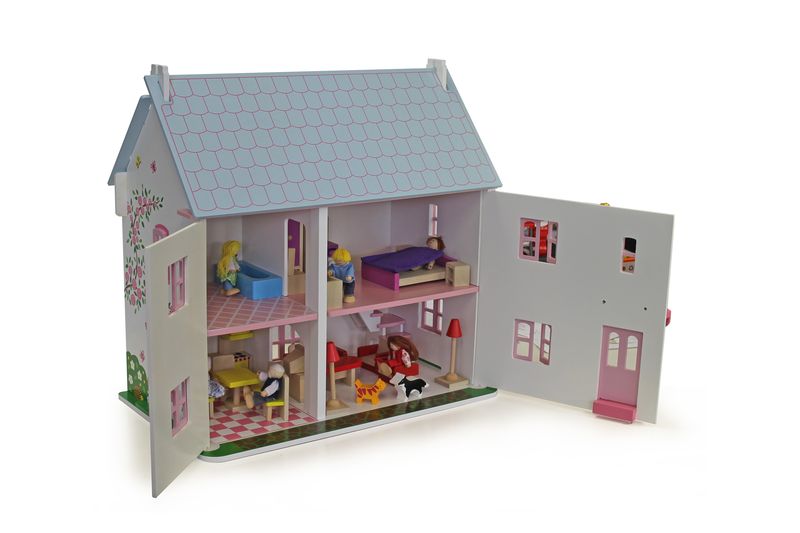 Jeronimo Wooden Dream Doll - Pink Shutters