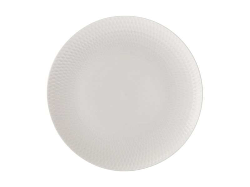 Maxwell &amp; Williams - 23cm White Basics Diamonds Entree Plate