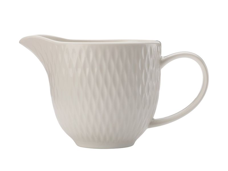 Maxwell &amp; Williams - 190ml White Basics Diamonds Creamer