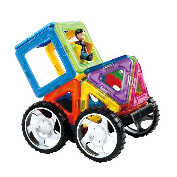 Magformers Magnetic Building Set: Wow Set - 16 Pieces