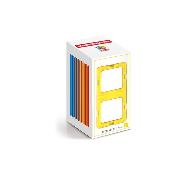 Magformers Magnetic Building Set: Rectangle Set - 12 Pieces